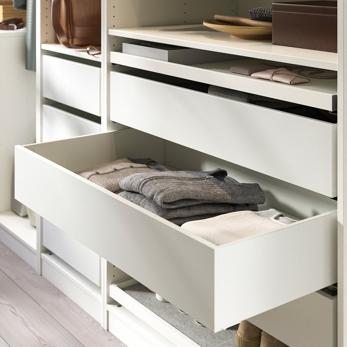 Second-hand IKEA PAX interior organisers items